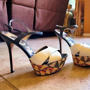 Sam Edelman multi-color shoes